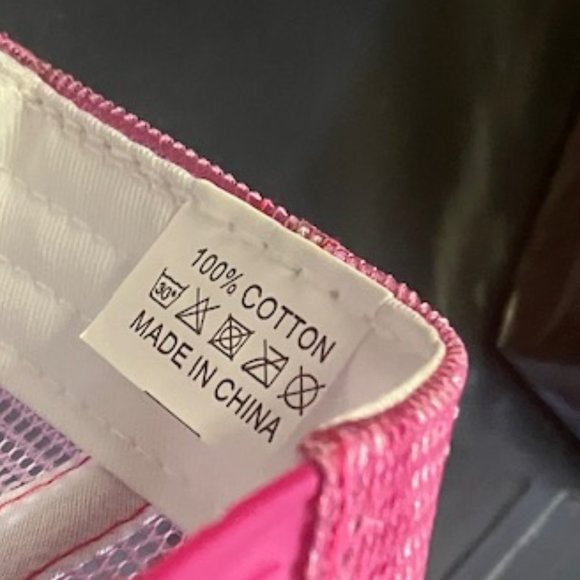 Belsen Women Pink Tie Dye Print Mesh Trucker/Baseball Velcro Cap OS NIB - Picture 3 of 5